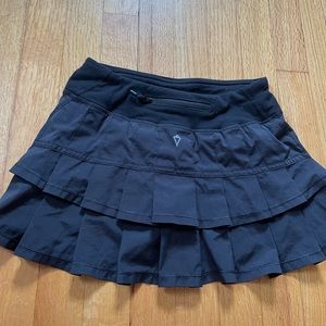 Lululemon- Ivviva black tennis skirt